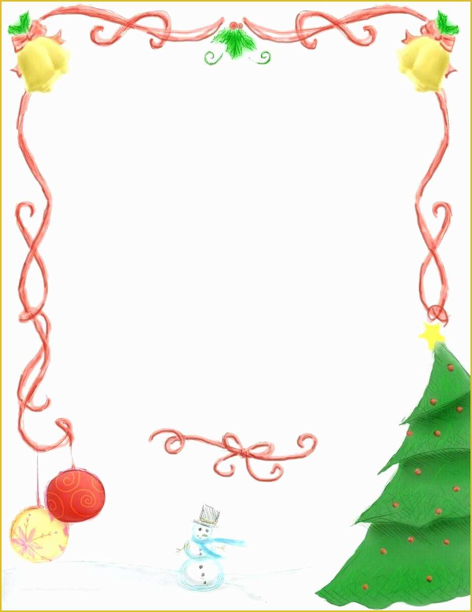 Free Christmas Border Templates Of Template Christmas Borders Template