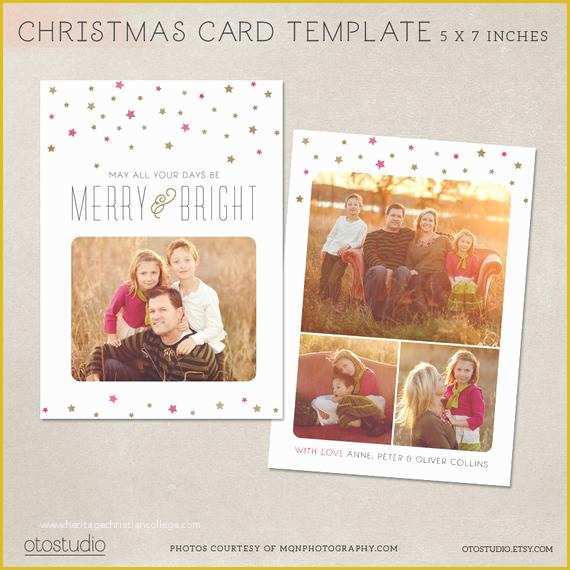 Free Christmas Card Templates for Photographers Of Digital Shop Christmas Card Template for Photographers