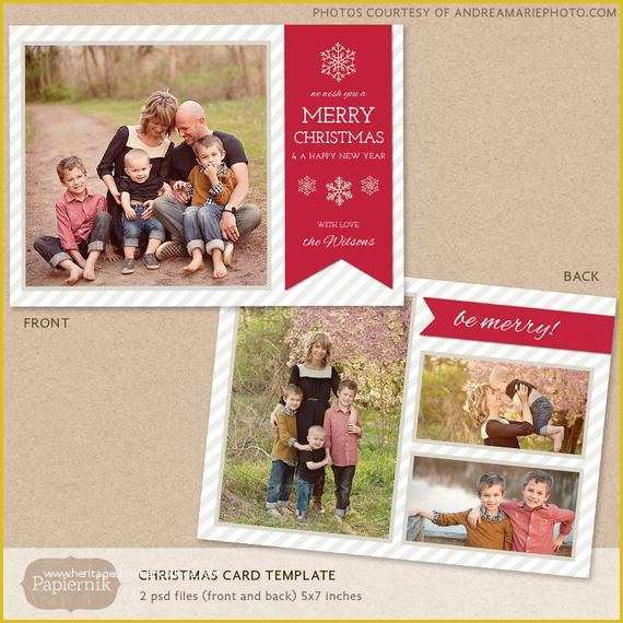 Free Christmas Card Templates for Photographers Of Digital Shop Christmas Card Template for Photographers