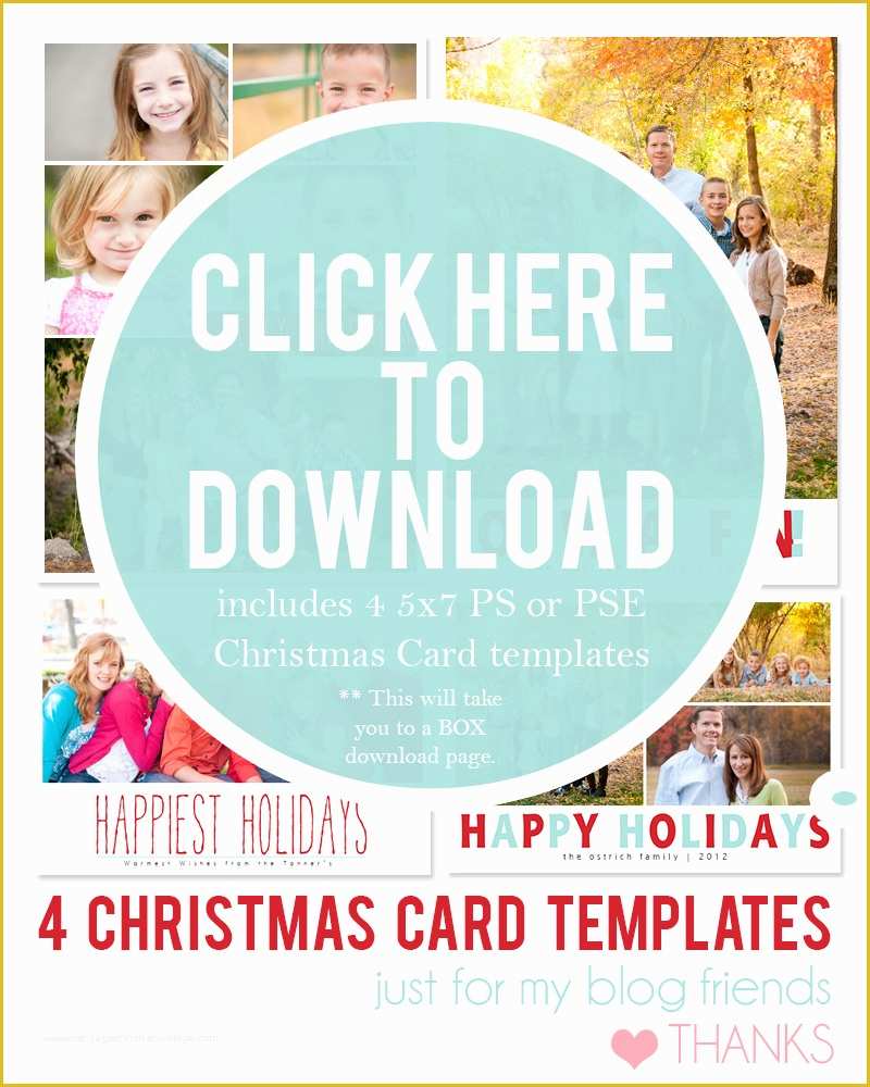 Free Christmas Card Templates for Photographers Of Diy Holiday Postcards 14 Free Holiday Card Templates
