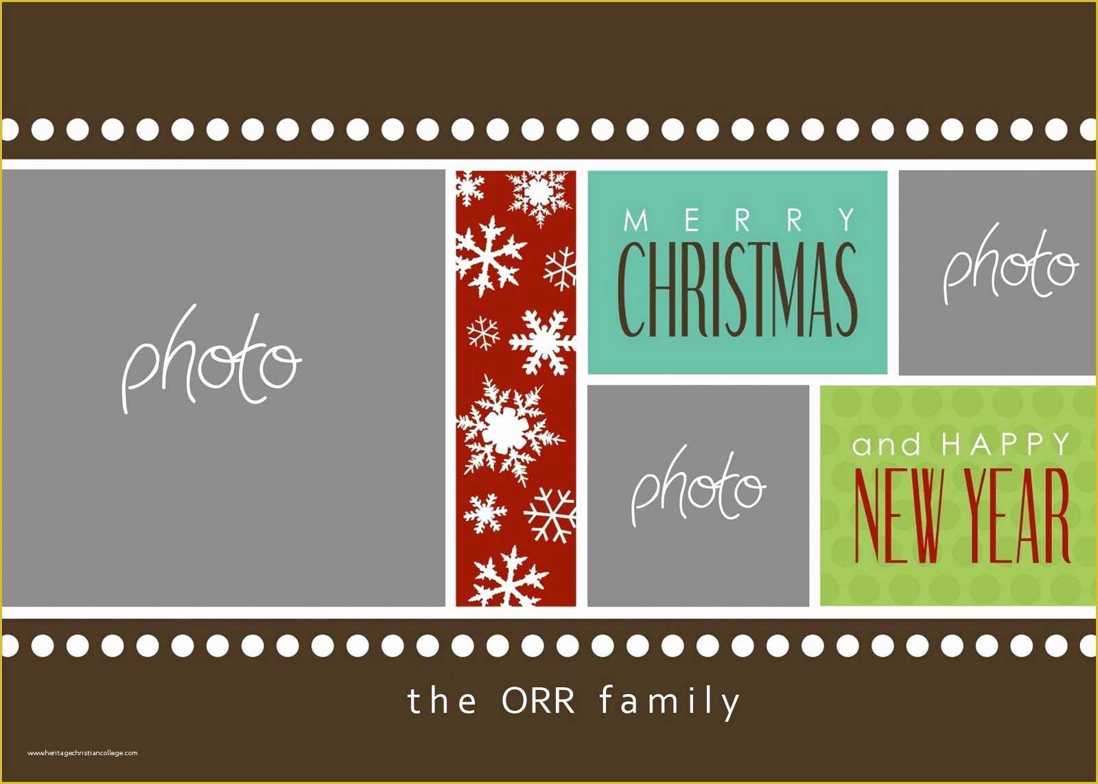 Free Christmas Card Templates For Photoshop