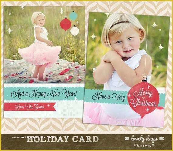 Free Christmas Card Templates for Photographers Of Holiday Card Template for Graphers Christmas Card