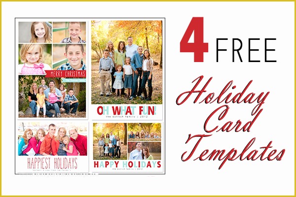 Free Christmas Card Templates for Photoshop Of 17 Holiday Card Shop Templates Free Free