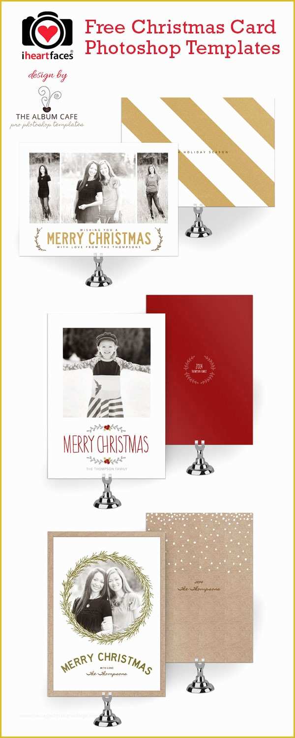 Free Christmas Card Templates for Photoshop Of 50 Free Holiday Card Templates Moritz Fine Designs