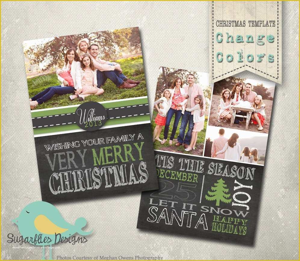Free Christmas Card Templates for Photoshop Of Christmas Card Photoshop Template Family Christmas Card