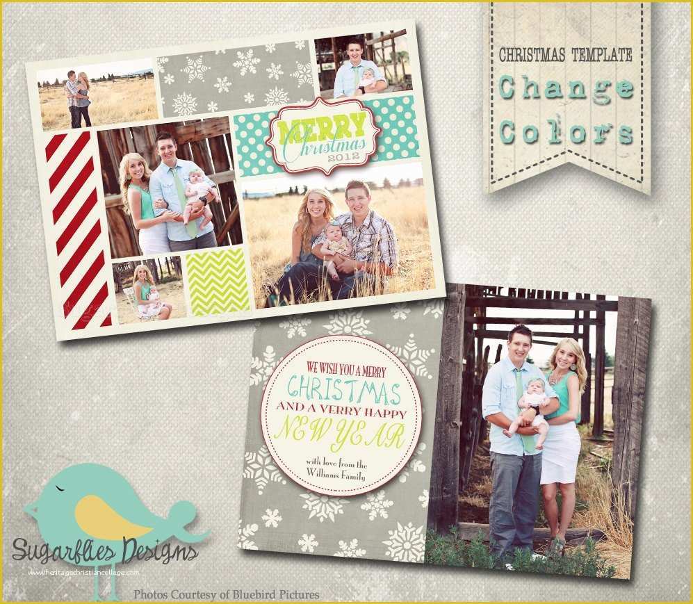 Free Christmas Card Templates for Photoshop Of Christmas Card Template Photoshop Template Family Christmas