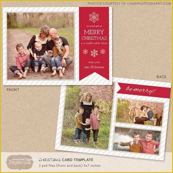 Free Christmas Card Templates for Photoshop Of Digital Shop Christmas Card Template for