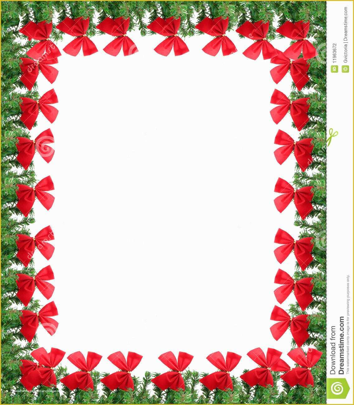 Free Christmas Card Templates for Word Of Christmas Borders for Word Documents