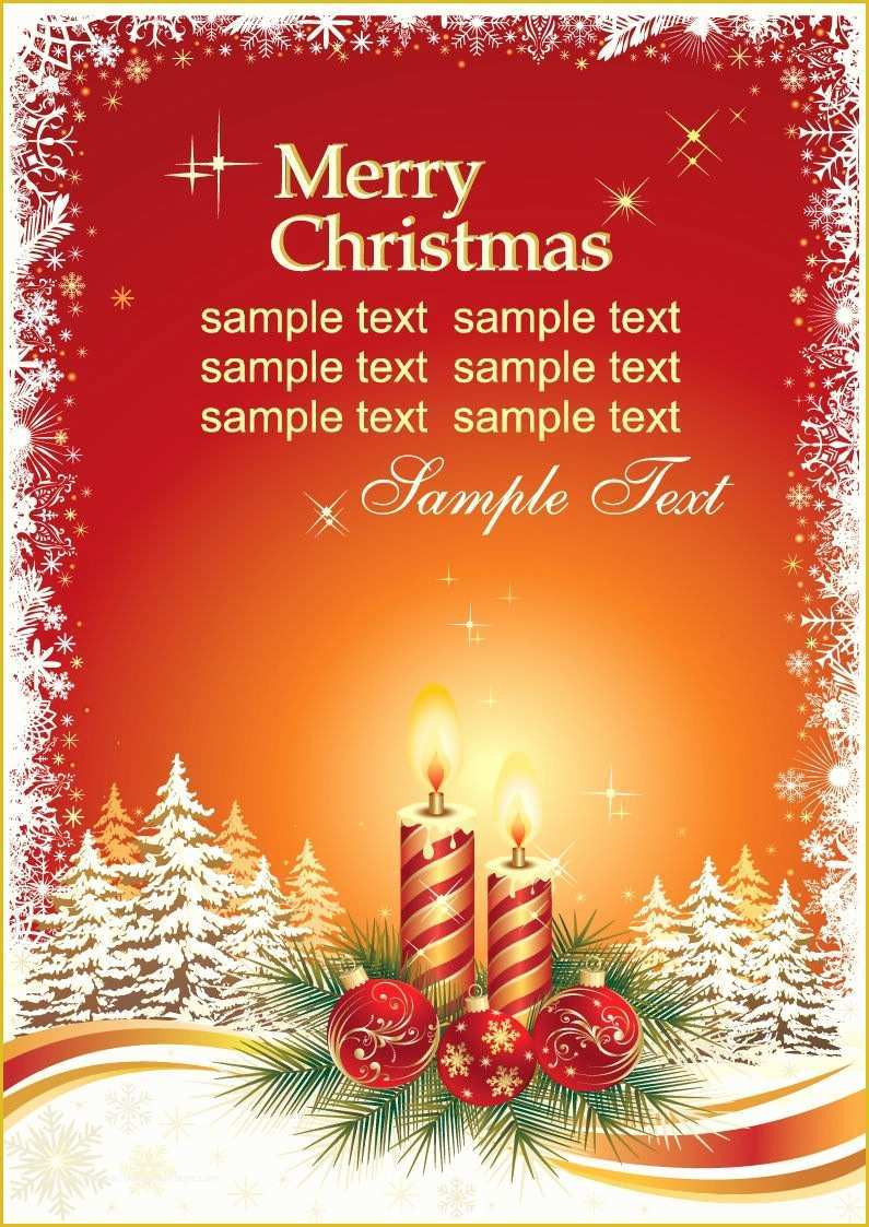 Free Christmas Card Templates for Word Of Christmas Card Templates Free Christmas Card Templates