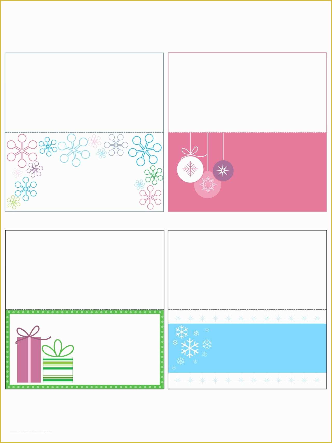 Free Christmas Card Templates for Word Of Name Card Templates for Christmas – Fun for Christmas
