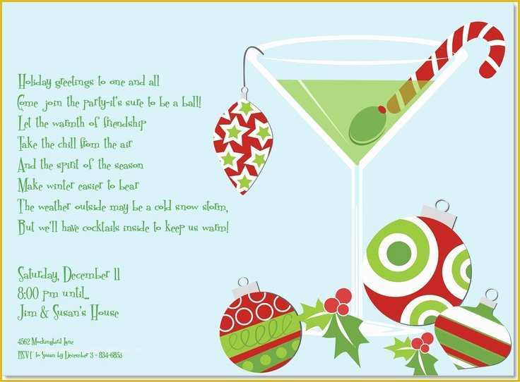 Free Christmas Cocktail Party Invitation Templates Of 1000 Images About Party Invites On Pinterest
