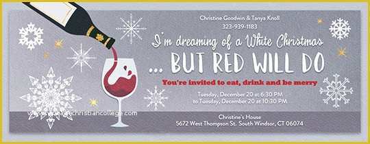 Free Christmas Cocktail Party Invitation Templates Of Free Holiday Party Invitations Evite