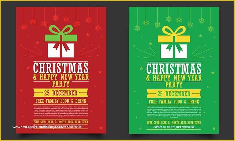 Free Christmas Flyer Templates Of 50 Free Christmas Templates &amp; Resources for Designers