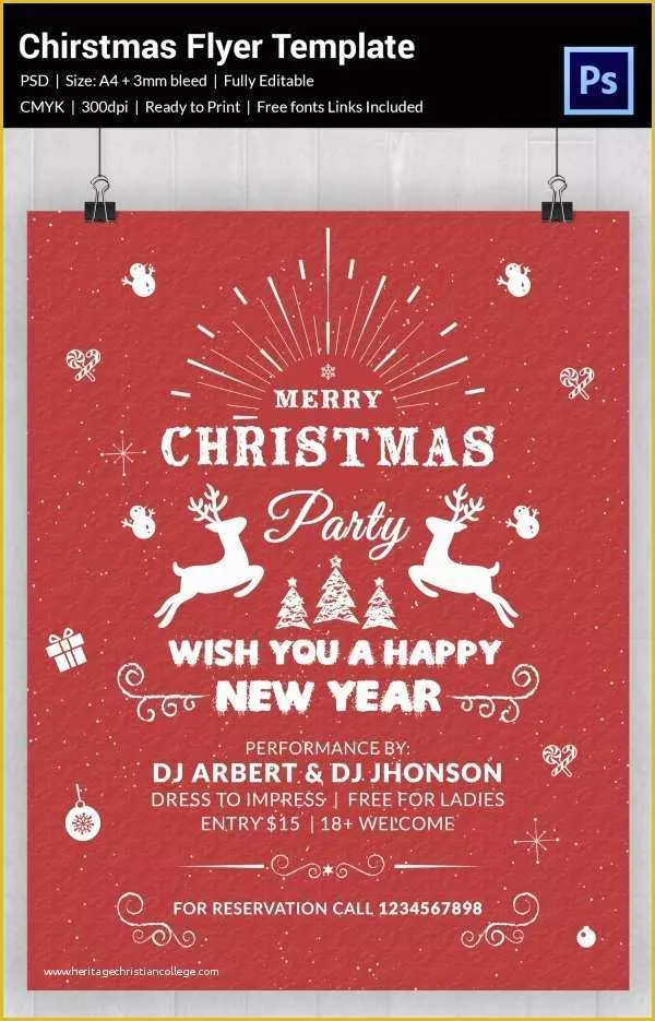 58 Free Christmas Flyer Templates