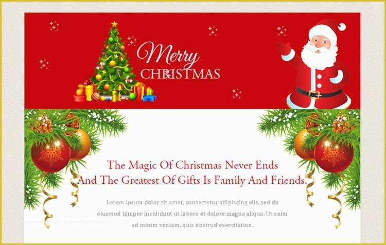 Free Christmas Newsletter Templates Of 10 Christmas Email Newsletter Templates Designerslib