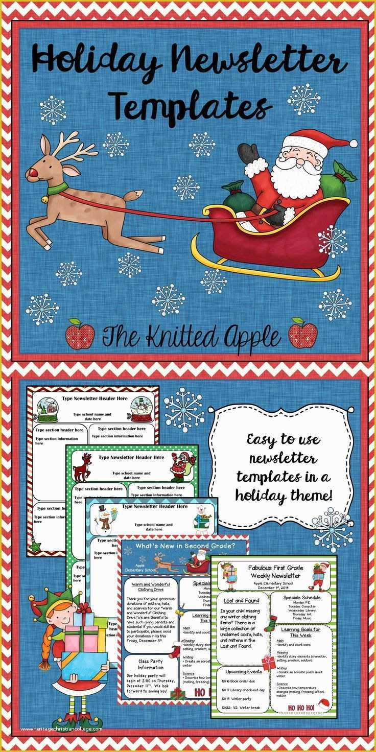 Free Christmas Newsletter Templates Of 17 Best Images About Cedar Chest 