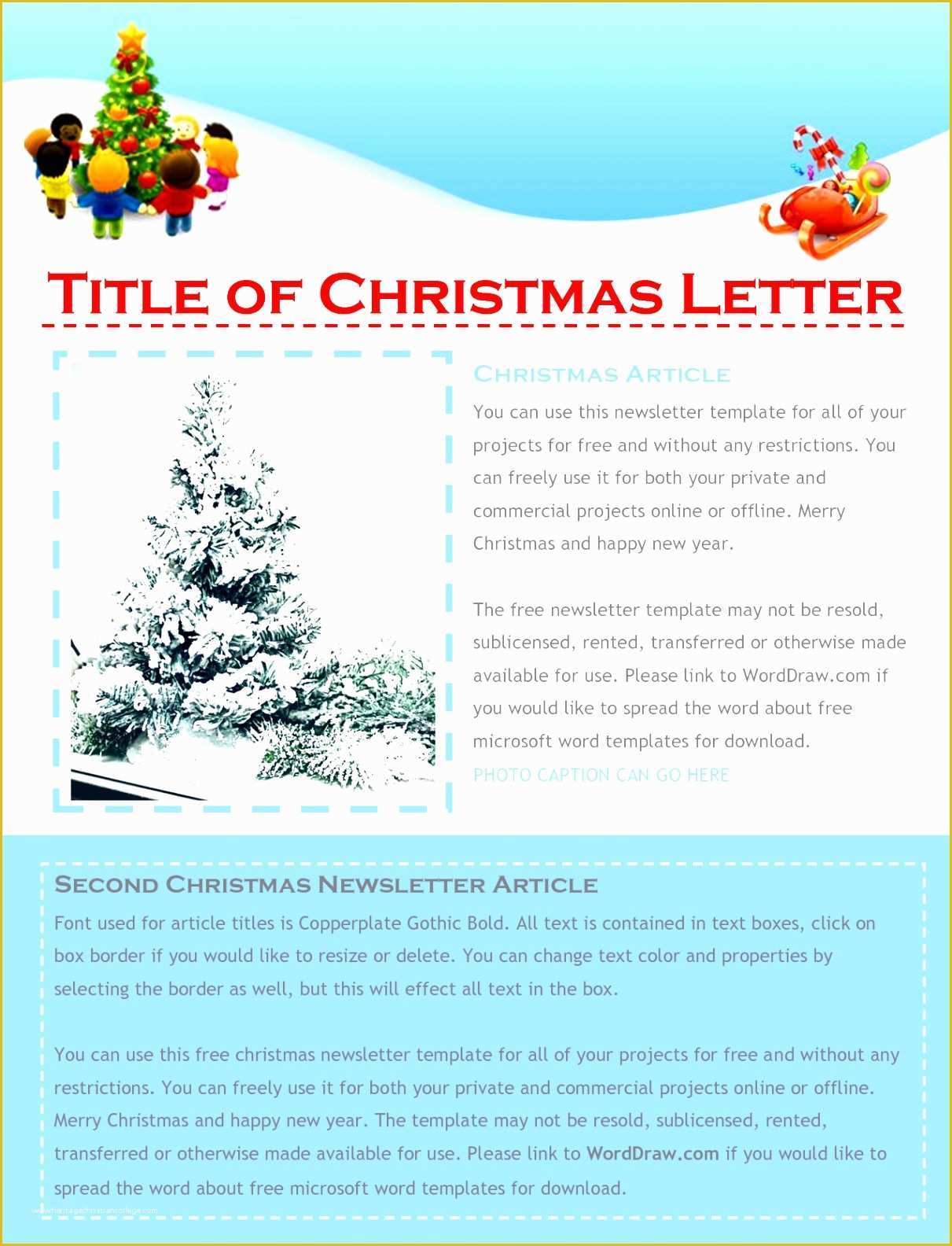 free-christmas-newsletter-templates-of-9-free-christmas-letter