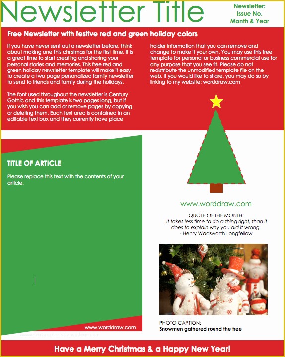 Free Christmas Newsletter Templates Of Christmas Email Templates for the Up Ing Holiday Mailing