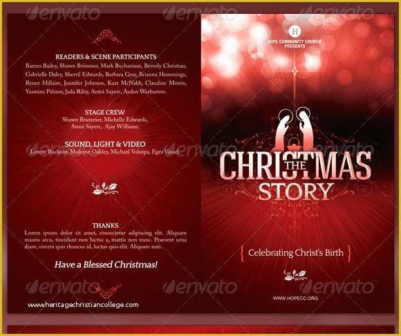 Free Church Program Template Of 10 Amazing Sample Church Bulletin Templates to Download