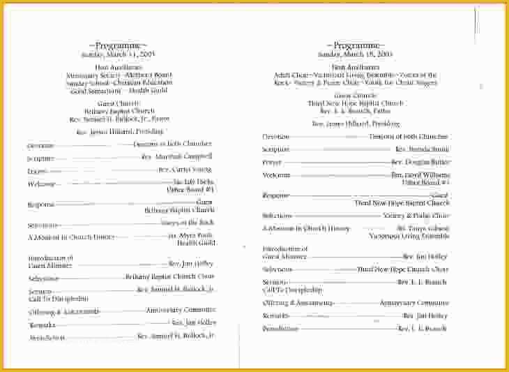 Free Church Program Template Of 29 Of Church Service Programs Template