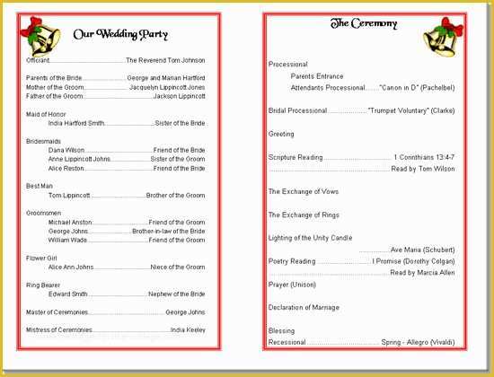 Free Church Program Template Of Church Program Template