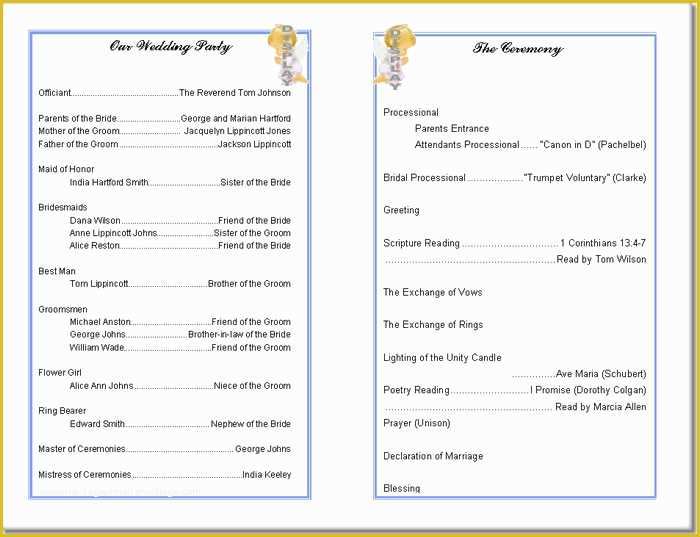 Printable Church Program Templates Prntbl concejomunicipaldechinu gov co