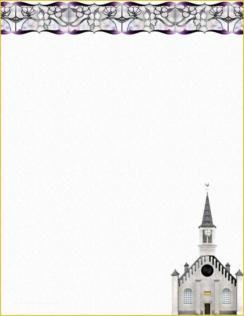Free Church Templates Of Religious Stationery theme Page 1