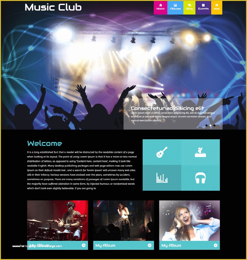 Free Club Website Templates Of 10 Best Free Night Club Website Templates 2018 themelibs