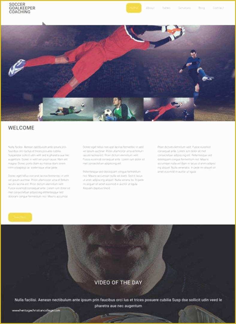 Free Club Website Templates Of 30 soccer Club Website themes & Templates