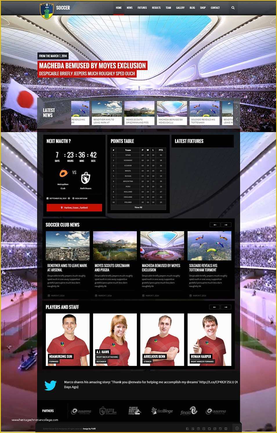 Free Club Website Templates Of 30 soccer Club Website themes & Templates