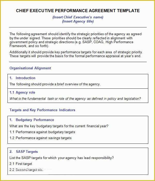 Free Coaching Agreement Template Of 10 Free Sample Executive Agreement Templates