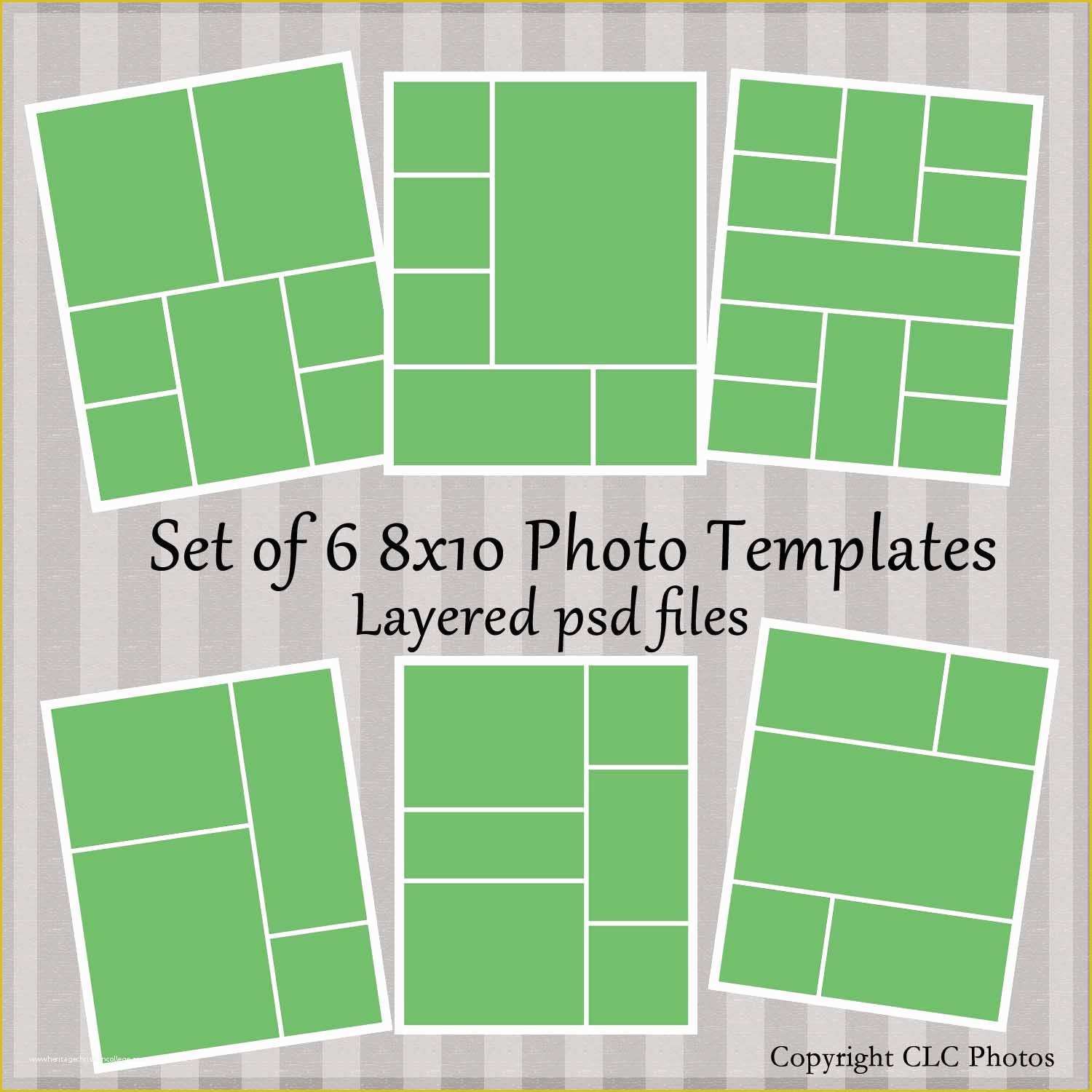 Free Collage Templates Of 8x10 Template Collage Story Board Layered Psd Files Set