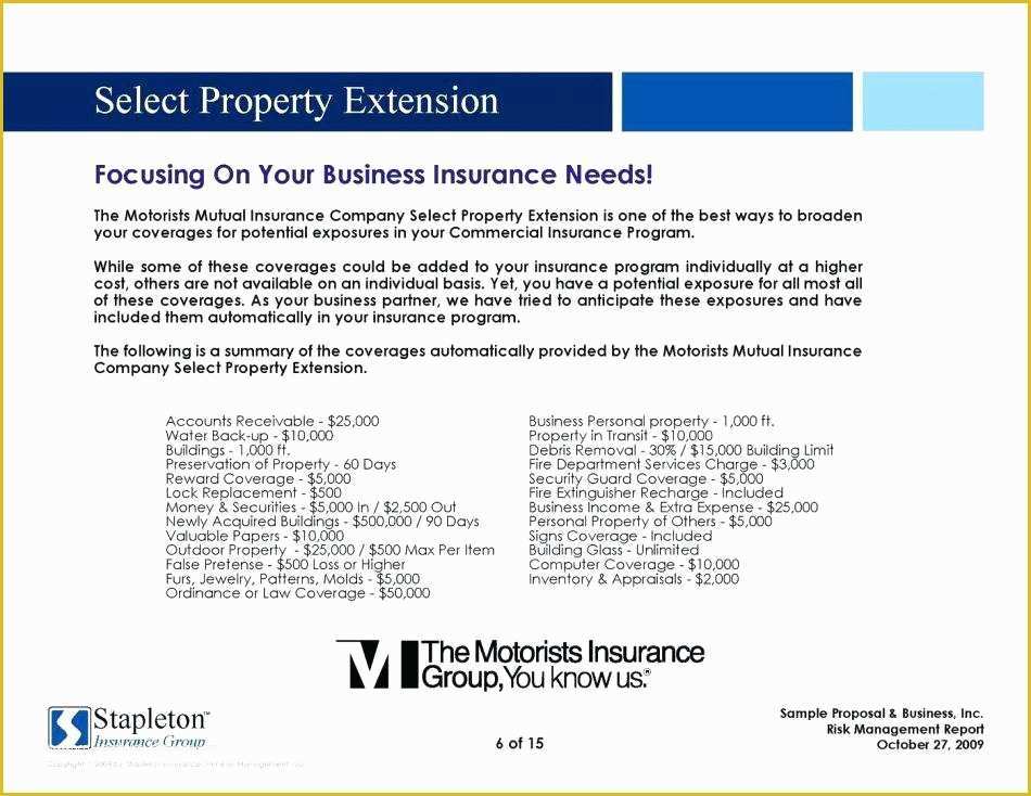Free Commercial Insurance Proposal Template Of Property Management Proposal Template Free – Superscripts