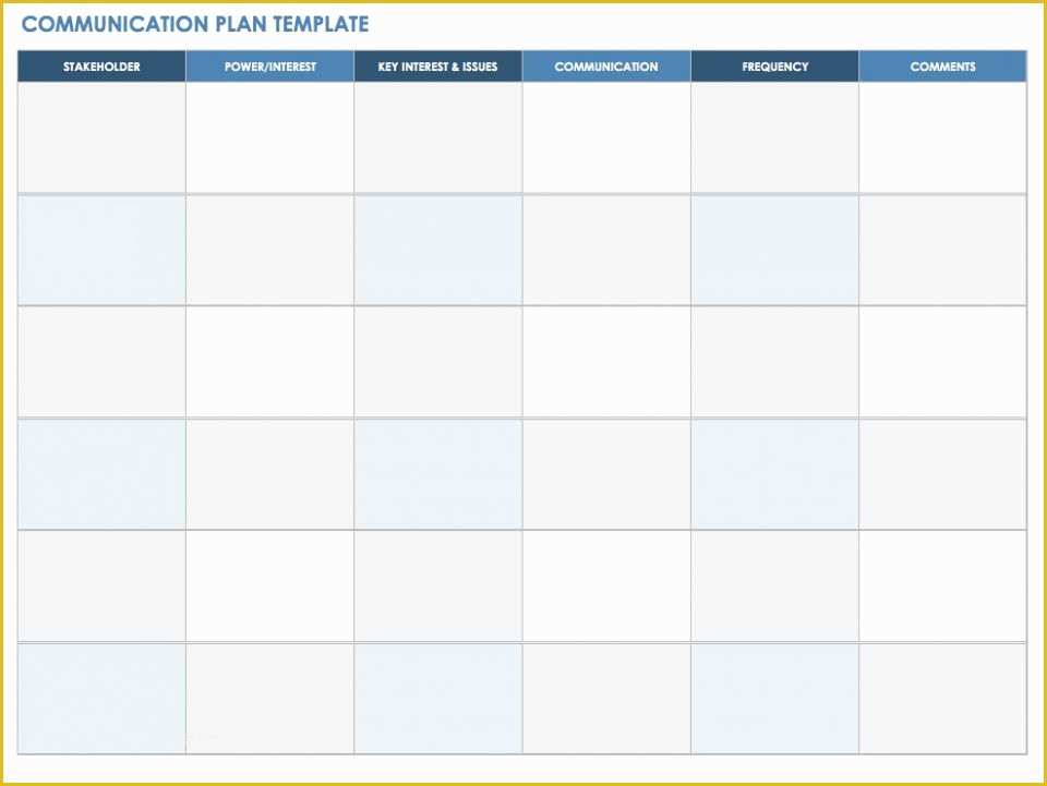 Free Communication Plan Template Of Free Lean Six Sigma Templates