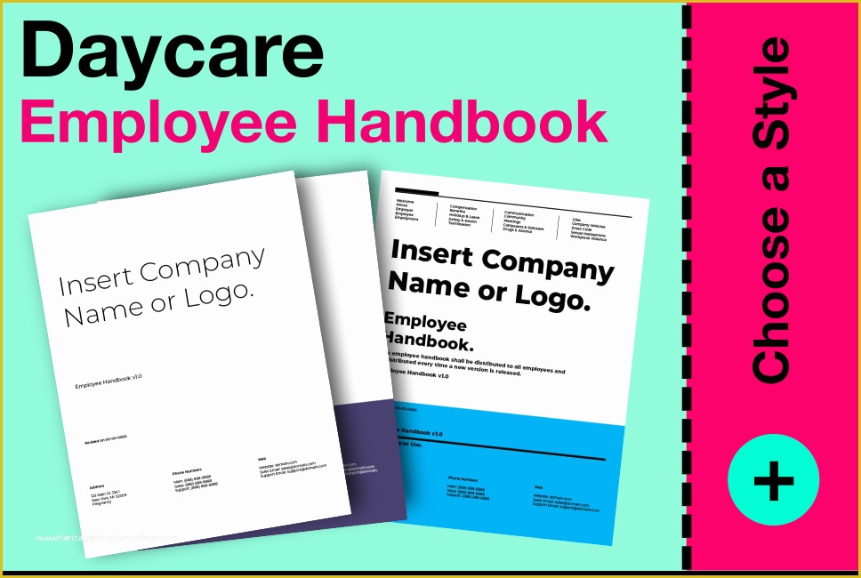 Free Company Handbook Template Of Employee Handbook Templates Free Samples – Tagged