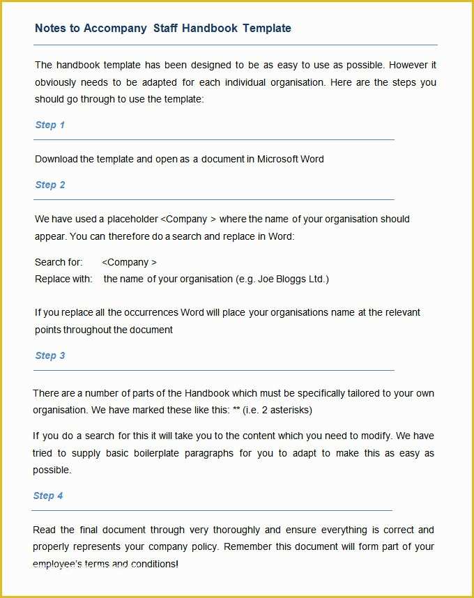 Free Company Handbook Template Of Pany Handbook Template Free Uk Templates Resume