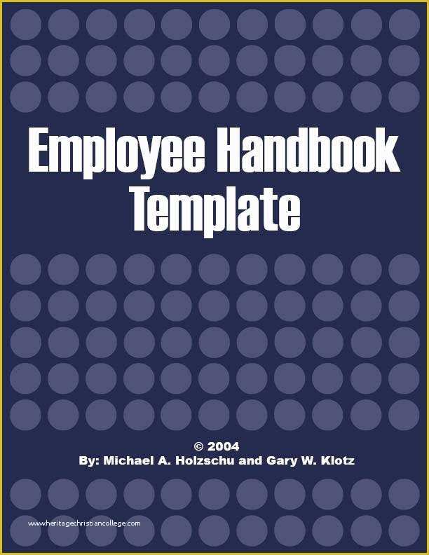 Free Company Handbook Template Of Suresh Inforesearch