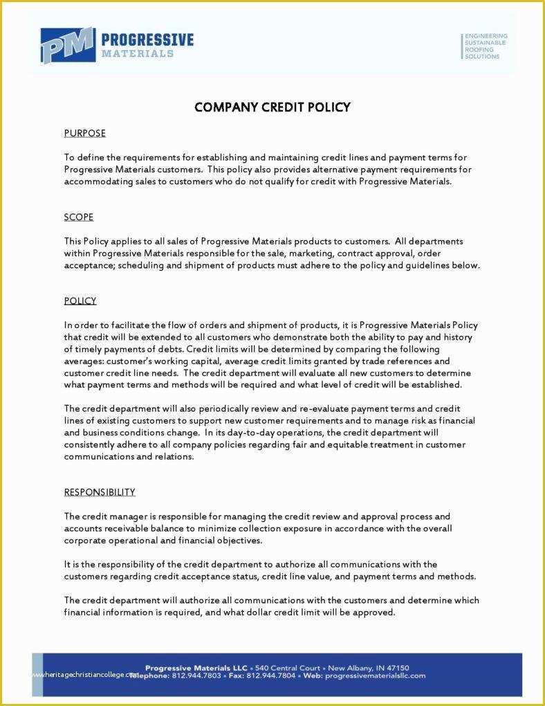 Free Company Policy Template Of 10 Sample Pany Policy Templates