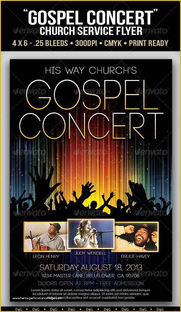 Free Concert Flyer Template Of Free Shop Template Pray Tinkytyler Stock