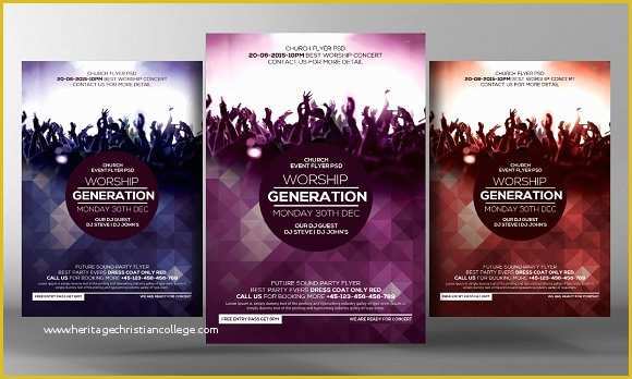 Free Concert Flyer Template Of Worship Concert Flyer Template Flyer Templates