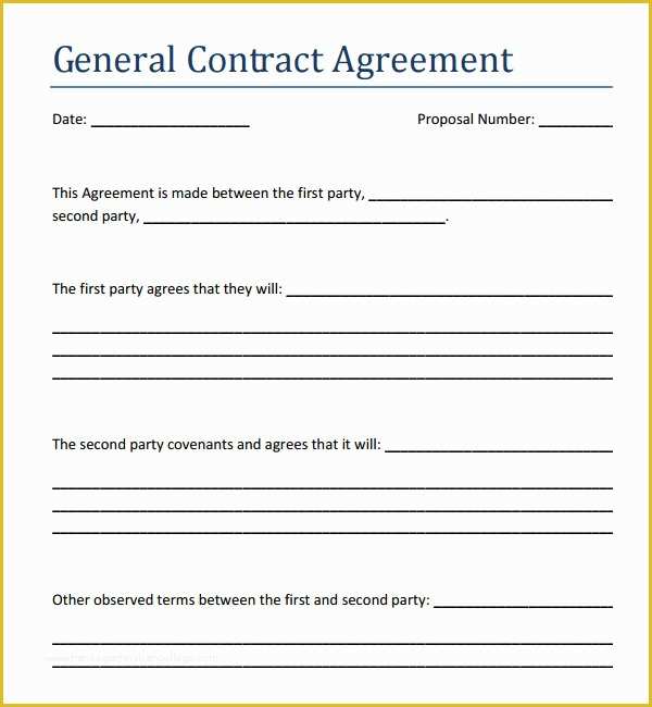 Free Construction Contract Template Word Of Payment Agreement Template Between Two Parties