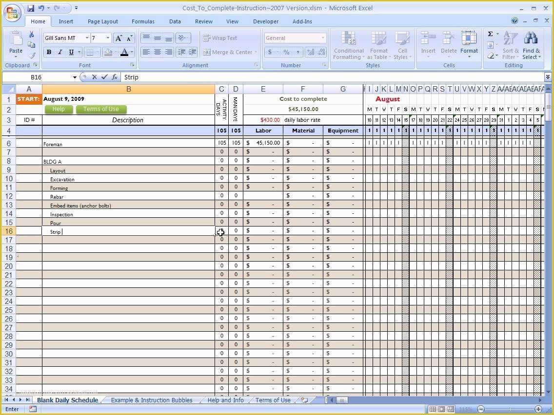 Free Construction Estimate Template Excel Of Free Construction Estimating Excel Templates