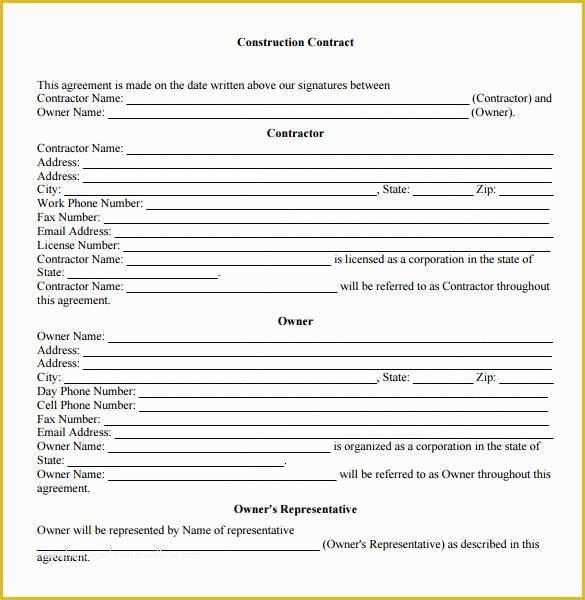 Free Construction Proposal Template Of 13 Sample Contractor Proposals