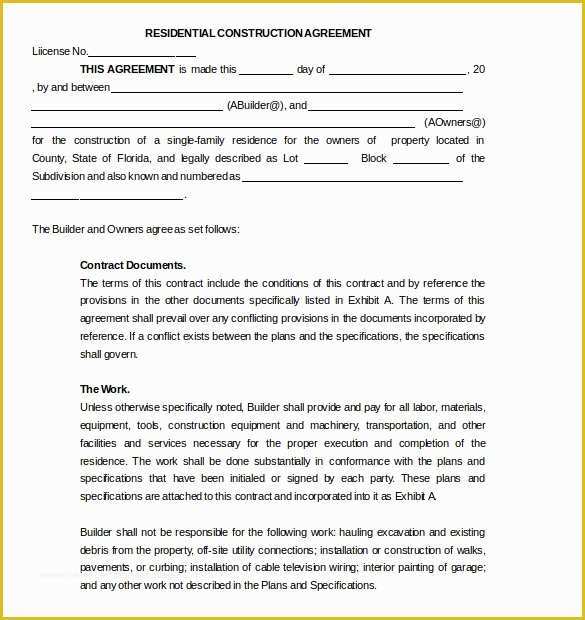 Free Construction Subcontractor Agreement Template Of Subcontractor Agreement Template – 16 Free Word Pdf