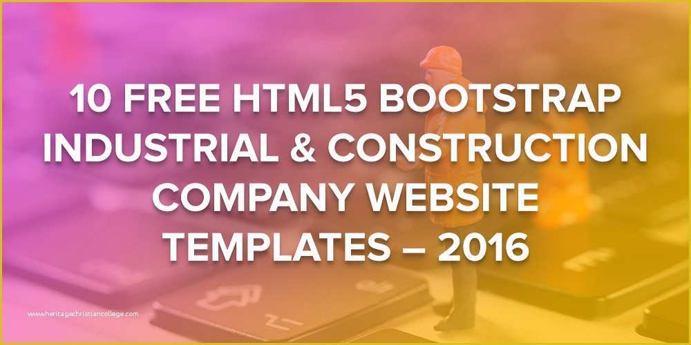 Free Construction Website Templates Bootstrap Of 10 Free HTML5 Bootstrap Construction Pany Website