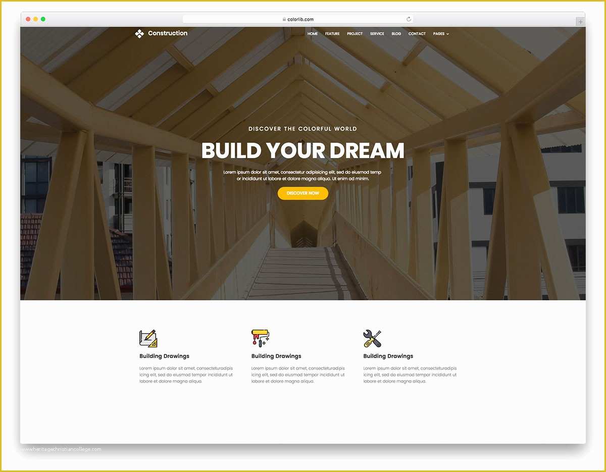 Free Construction Website Templates Bootstrap Of 25 Best Free Construction Website Templates for Modern