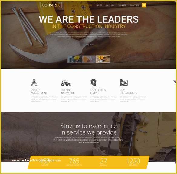 Free Construction Website Templates Bootstrap Of 31 Bootstrap Gallery themes & Templates