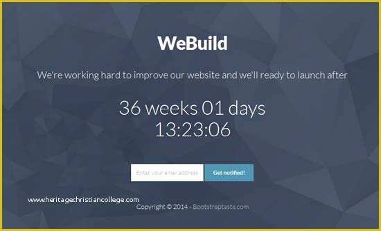 Free Construction Website Templates Bootstrap Of 50 Free Ing soon Under Construction HTML Templates