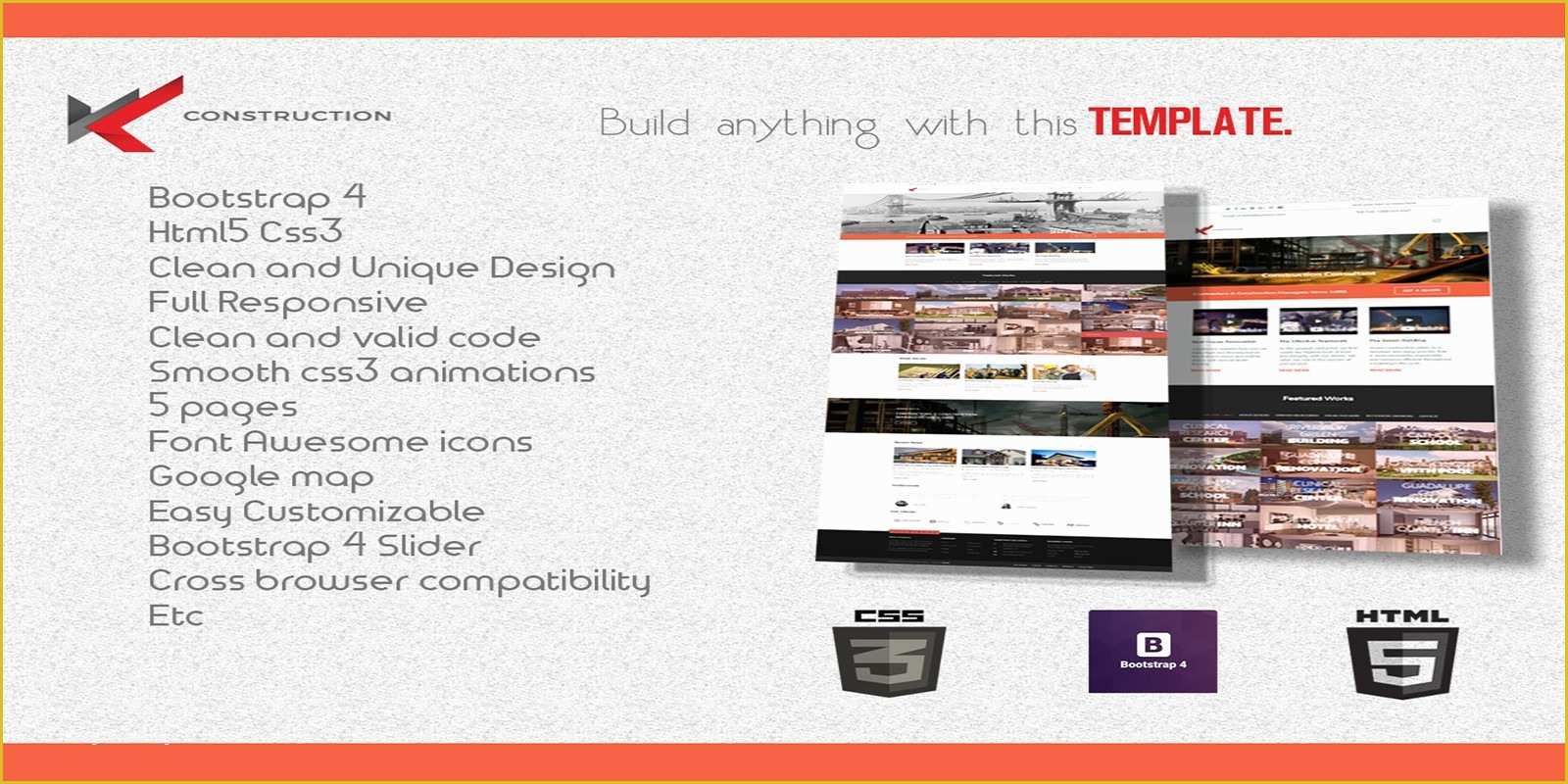 Free Construction Website Templates Bootstrap Of Wkt Construction Bootstrap 4 Template Business HTML