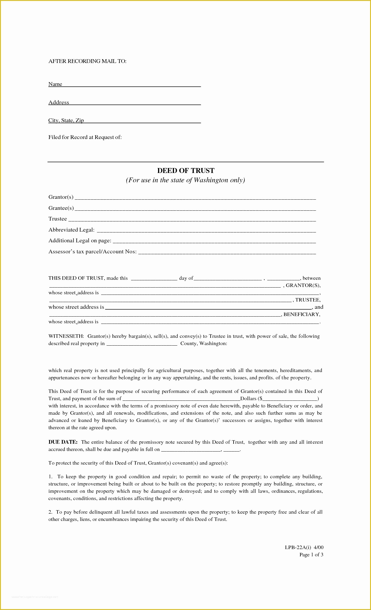 Free Contract for Deed Template Of 7 Free Contract for Deed Template